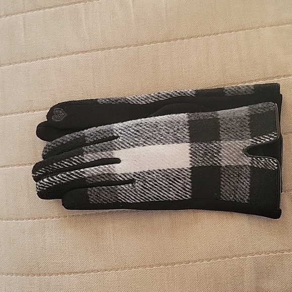 Accessories - Burberry style warm can touch screen gloves, LV wallet and small bag for watch